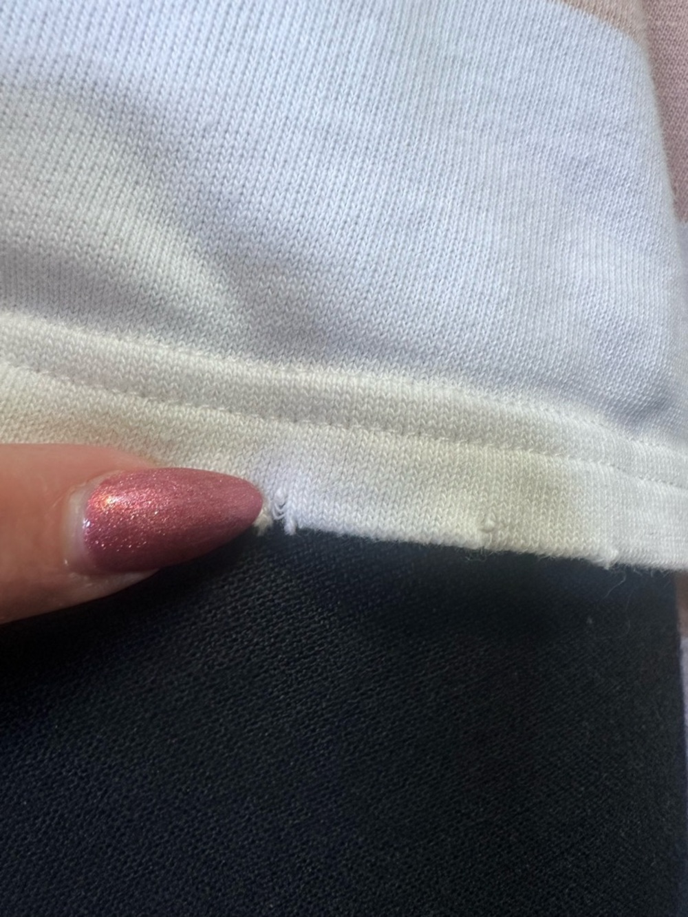 #200- aerie Striped Rugby Polo in Beige and White - Picture 6 of 14